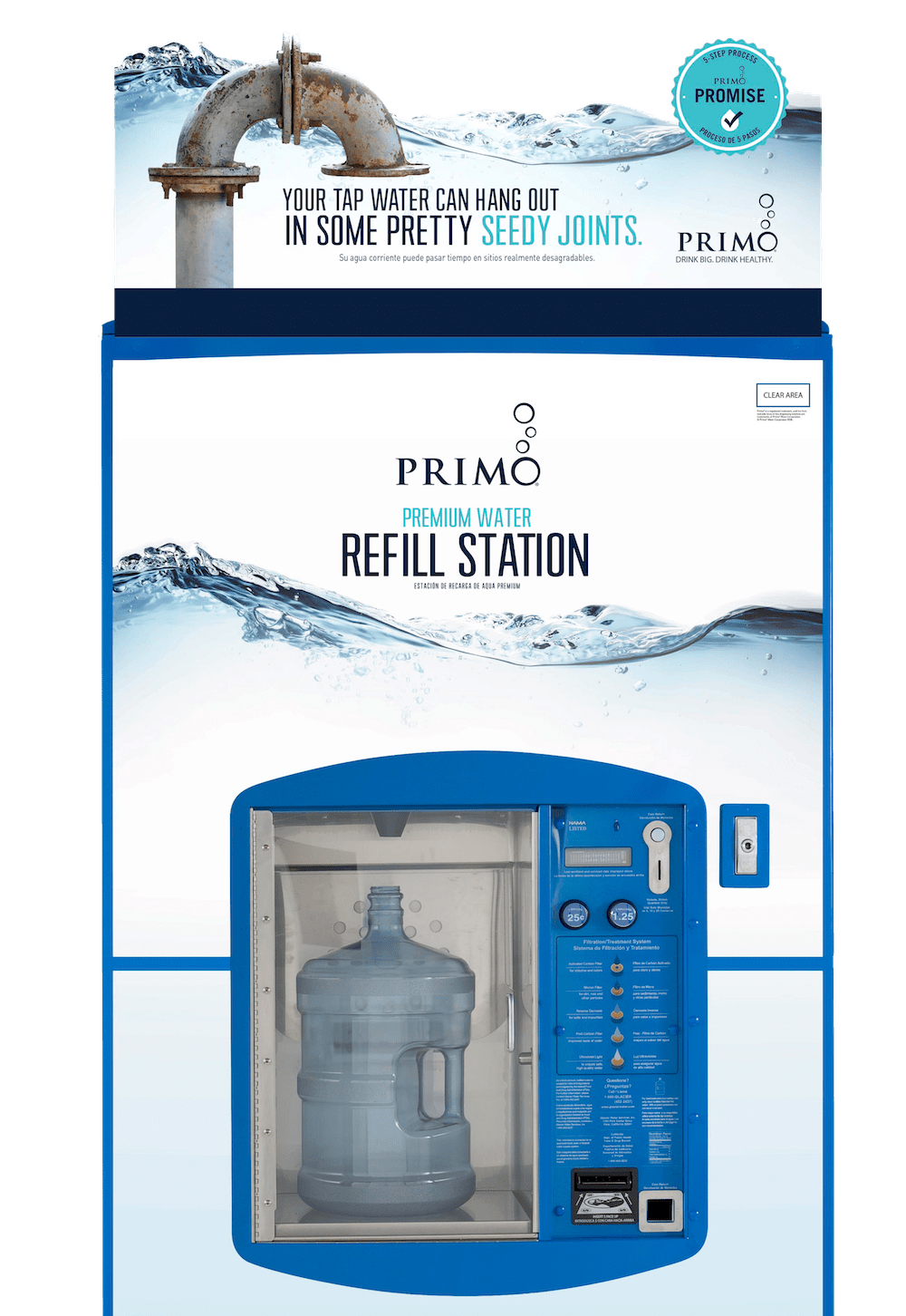 Self-Service Refill Water | Primo Water & Dispensers